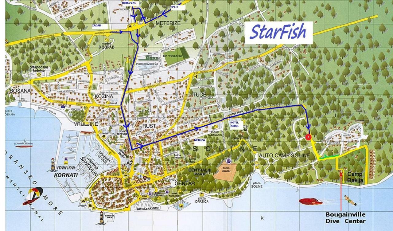 Mobile Home Starfish IV Camp Biograd بيوغْغاد نا موغو المظهر الخارجي الصورة